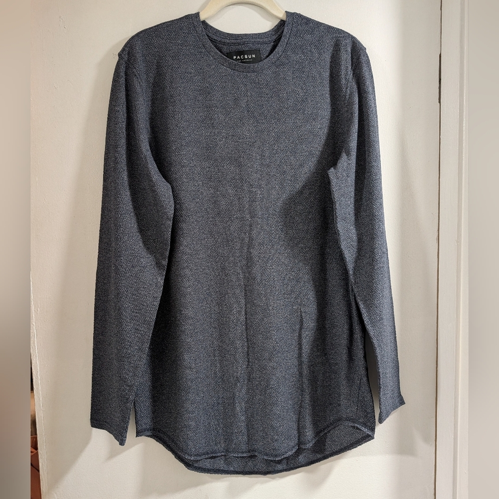 PacSun Men's Gray Long Sleeve Shirt